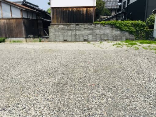 土地の整地作業